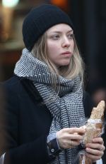 AMANDA SEYFRIED Out Shopping on the Champs-elysées Avenue in Paris