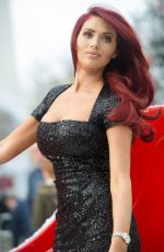 AMY CHILDS at The Ideal Home Show at Christmas Opening in London