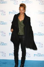 ANGELA GRIFFIN at Celebrity Singalong from Frozen at Royal Albert Hall