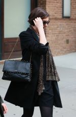ANNE HATHAWAY and Adam Shulman Leaves Their Hotel in New York