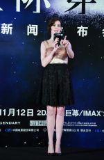 ANNE HATHAWAY at Interstellar Press Conference in West Shangai