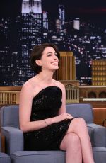 ANNE HATHAWAY at Tonight Show Starring Jimmy Fallon in Hollywood ...