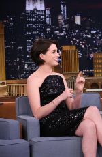 ANNE HATHAWAY at Tonight Show Starring Jimmy Fallon in Hollywood 0311