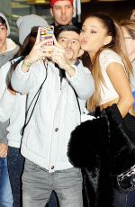 ARIANA GRANDE Arrives at Airport in Madrid