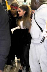 ARIANA GRANDE Arrives at Airport in Madrid