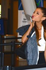 ARIANA GRANDE at JFK Airport in New York 2811