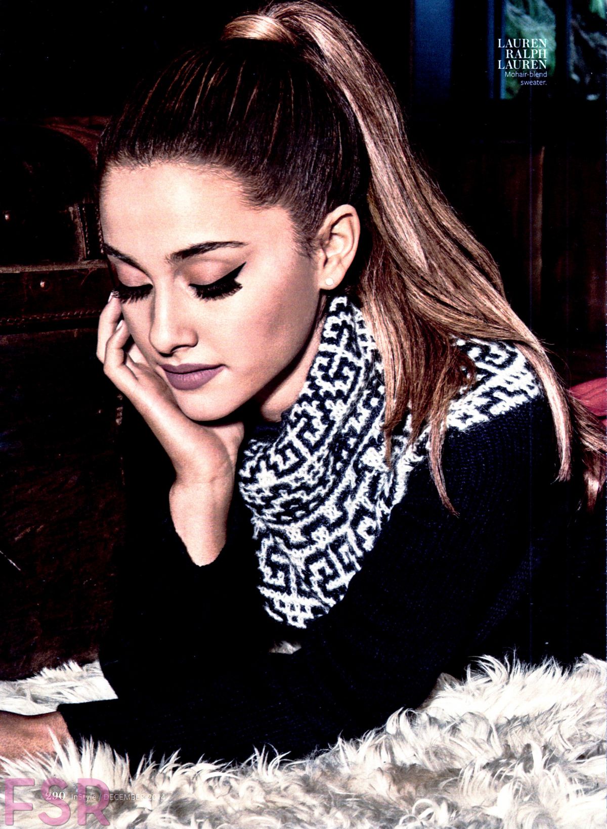 ARIANA GRANDE in Instyle Magazine, December 2014 Issue - HawtCelebs