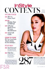 ARIANA GRANDE in Instyle Magazine, December 2014