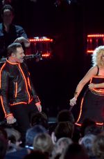 ARIANA GRANDE Performs at 2014 CMA Awards in Nashville