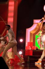 ARIANA GRANDE Performs at A Very Grammy Christmas in Los Angeles