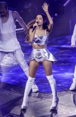 ARIANA GRANDE Performs on the Voice of Holland in Hilversum