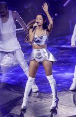 ARIANA GRANDE Performs on the Voice of Holland in Hilversum