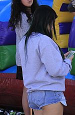 ARIEL WINTER in Cutoffs at Farmer