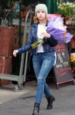 ASHLEY BENSON Shopping Flowers in Los Angeles
