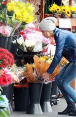 ASHLEY BENSON Shopping Flowers in Los Angeles