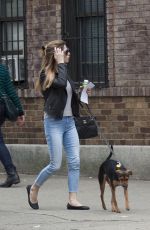 ASHLEY GREENE Arrives on the Set of Urge in New York