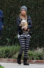 ASHLEY TISDALE and Christopher French Out and About in Los Angeles