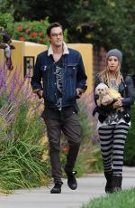 ASHLEY TISDALE and Christopher French Out and About in Los Angeles