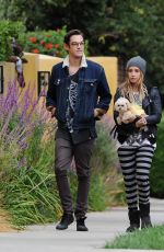 ASHLEY TISDALE and Christopher French Out and About in Los Angeles