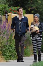 ASHLEY TISDALE and Christopher French Out and About in Los Angeles