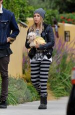 ASHLEY TISDALE and Christopher French Out and About in Los Angeles