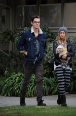 ASHLEY TISDALE and Christopher French Out and About in Los Angeles