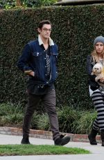 ASHLEY TISDALE and Christopher French Out and About in Los Angeles