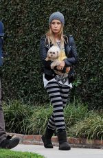ASHLEY TISDALE and Christopher French Out and About in Los Angeles