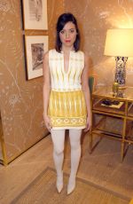 AUBREY PLAZA at Vogue and Tory Burch Celebrate the Tory Burch Watch Collection