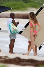 BEHATI PRINSLOO in Bikini at a Photoshoot in the Carribean