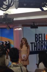 BELLA THORNE at Today Show in New York