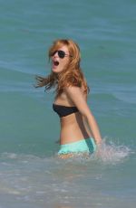 BELLA THORNE in Bikini on the Beach in Miami 1711