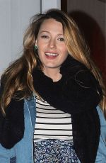 BLAKE LIVELY Leaves Christian Louboutin Store in New York