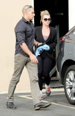 BRITNEY SPEARS Leaves a Gym in Westlake Village 1911