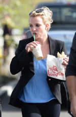 BRITNEY SPEARS Lunch on the Go in Los Angeles
