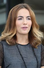 CAMILLA BELLE on the Set of Extra in Universal City 1311