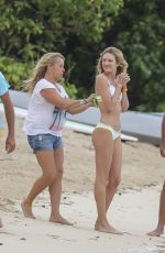 CANDICE SWANEPOEL at VS Photoshoot in the Carribean 0911