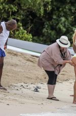 CANDICE SWANEPOEL at VS Photoshoot in the Carribean 0911