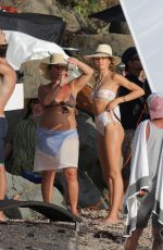 CANDICE SWANEPOEL in Bikini at Photoshoot in Caribbean