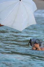 CANDICE SWANEPOEL in Bikini at Photoshoot in Caribbean