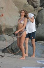 CANDICE SWANEPOEL in Bikini at Photoshoot in Caribbean