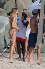 CANDICE SWANEPOEL in Bikini at Photoshoot in Caribbean