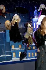 CARA DELEVINGNE and KATE MOSS at Printemps Christmas Decorations Inauguration in Paris