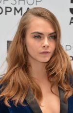 CARA DELEVINGNE at Topshop Topman Store Opening in New York