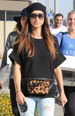 CARA SANTANA Walks Her Dog Out in West Hollywood