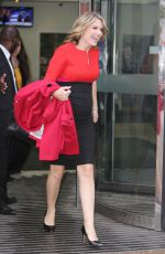 CHALOTTE HAWKINS Leaves ITV Studios in London