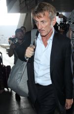 CHARLIZE THERON and Sean Penn Arrives at LAX Airport