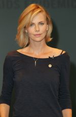 CHARLIZE THERON at Unaids New Fast Track Report Launch in Los Angeles