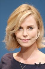 CHARLIZE THERON at Unaids New Fast Track Report Launch in Los Angeles