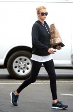 CHARLIZE THERON Leaves A Yoga Class 1211